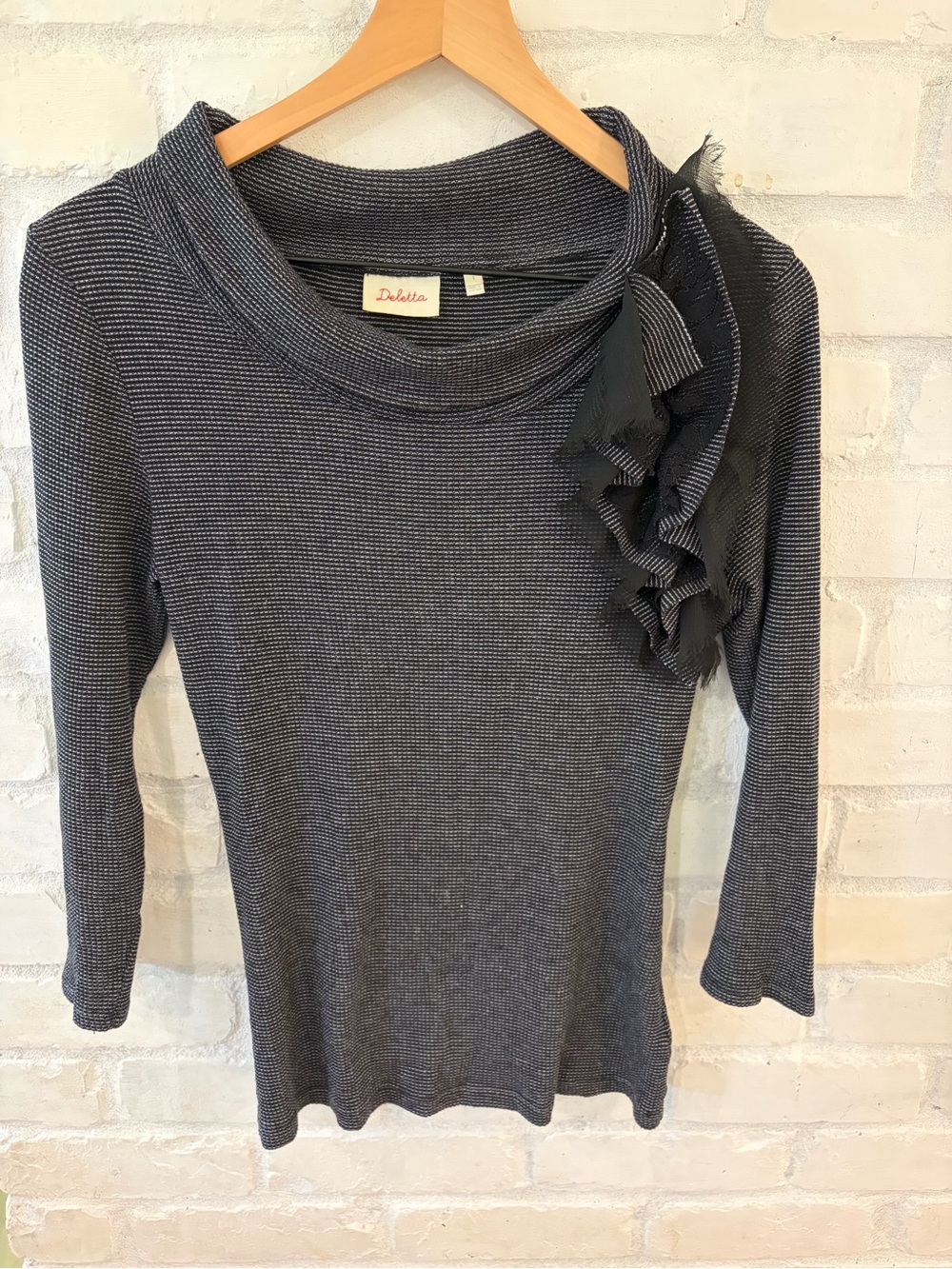 Deletta Ophelia Anthropologie Knit Boatneck Top (B4)
